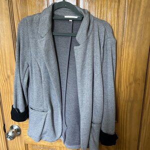 Grey Asa Knit Blazer